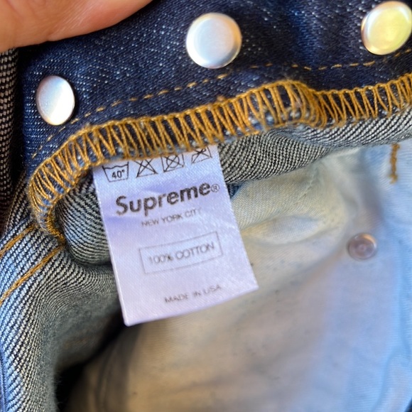 Supreme men’s button fly jeans / 30 slim - Picture 13 of 16